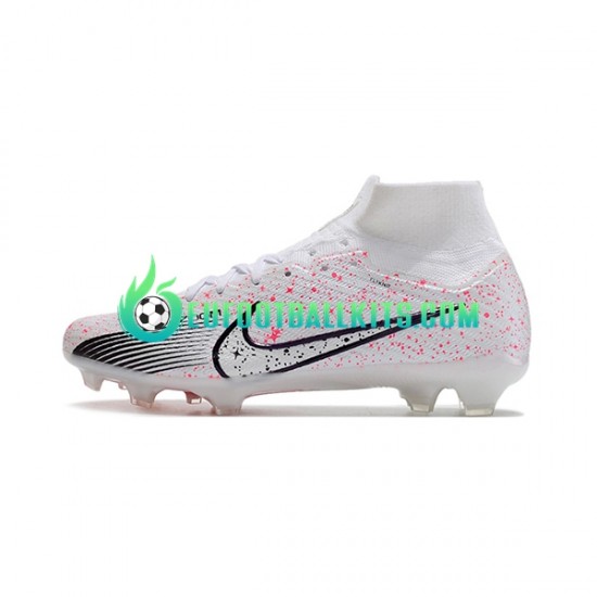 Nike Football Boots Air Zoom Mercurial Superfly IX Elite FG Whitecolor Redcolor Blackcolor