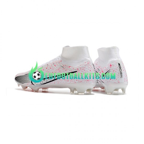Nike Football Boots Air Zoom Mercurial Superfly IX Elite FG Whitecolor Redcolor Blackcolor
