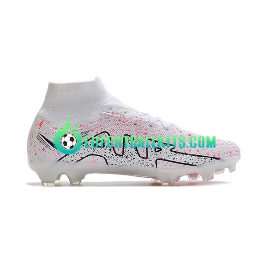 Nike Football Boots Air Zoom Mercurial Superfly IX Elite FG Whitecolor Redcolor Blackcolor
