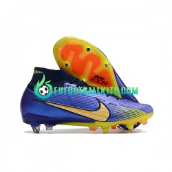 Nike Football Boots Air Zoom Mercurial Superfly IX Elite SG Bluecolor Yellowcolor
