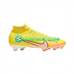 Nike Football Boots Air Zoom Mercurial Superfly IX Pro FG Lucent Yellowcolor Pinkcolor