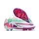 Nike Football Boots Air Zoom Mercurial Vapor XV Elite AG Whitecolor Pinkcolor Purplecolor