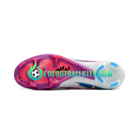 Nike Football Boots Air Zoom Mercurial Vapor XV Elite AG Whitecolor Pinkcolor Purplecolor
