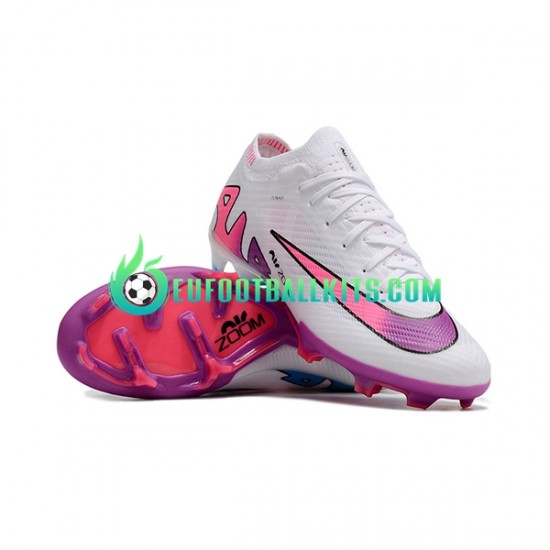 Nike Football Boots Air Zoom Mercurial Vapor XV Elite AG Whitecolor Pinkcolor Purplecolor
