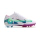 Nike Football Boots Air Zoom Mercurial Vapor XV Elite AG Whitecolor Pinkcolor Purplecolor