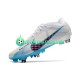 Nike Football Boots Air Zoom Mercurial Vapor XV Elite SG Whitecolor Bluecolor