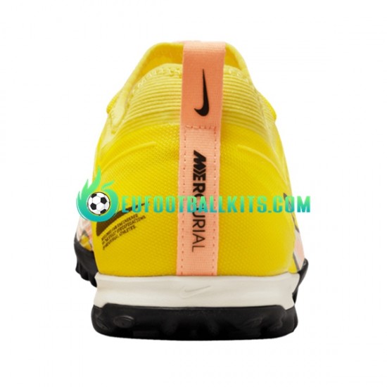 Nike Football Boots Air Zoom Mercurial Vapor XV Pro TF Lucent Yellowcolor Pinkcolor