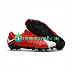 Nike Football Boots HyperVenom Phantom III Elite FG Redcolor Whitecolor