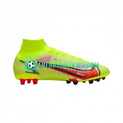 Nike Football Boots Mercurial Superfly VIII Motivation Elite AG Yellowcolor Redcolor