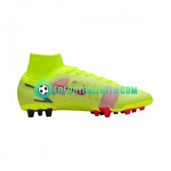 Nike Football Boots Mercurial Superfly VIII Motivation Elite AG Yellowcolor Redcolor