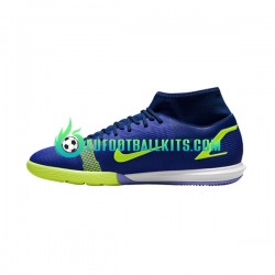 Nike Football Boots Mercurial Superfly VIII Recharge Academy IC Bluecolor Yellowcolor