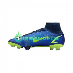 Nike Football Boots Mercurial Superfly VIII Recharge Elite FG Bluecolor Yellowcolor