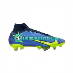 Nike Football Boots Mercurial Superfly VIII Recharge Elite SG Pro AC Bluecolor Yellowcolor