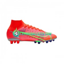 Nike Football Boots Mercurial Superfly VIII Spectrum Elite AG Redcolor