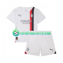 AC Milan Away Football Shirts 2023-2024 Kids LS