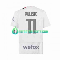 AC Milan Christian Pulisic 11 Away Football Shirts 2023-2024 Men LS
