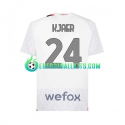 AC Milan Simon Kjaer 24 Away Football Shirts 2023-2024 Men LS