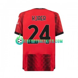 AC Milan Simon Kjaer 24 Home Football Shirts 2023-2024 Men LS