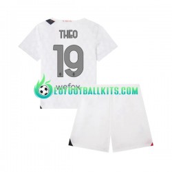 AC Milan Theo 19 Away Football Shirts 2023-2024 Kids LS