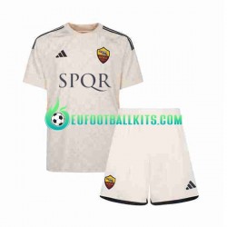 AS Roma Away Football Shirts 2023-2024 Kids LS