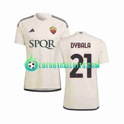 AS Roma Paulo Dybala 21 Away Football Shirts 2023-2024 Men LS