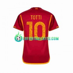 AS Roma Totti 10 Home Football Shirts 2023-2024 Men LS
