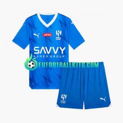 Al Hilal Home Football Shirts 2023-2024 Kids LS