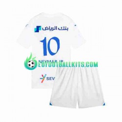 Al Hilal Neymar JR 10 Away Football Shirts 2023-2024 Kids LS