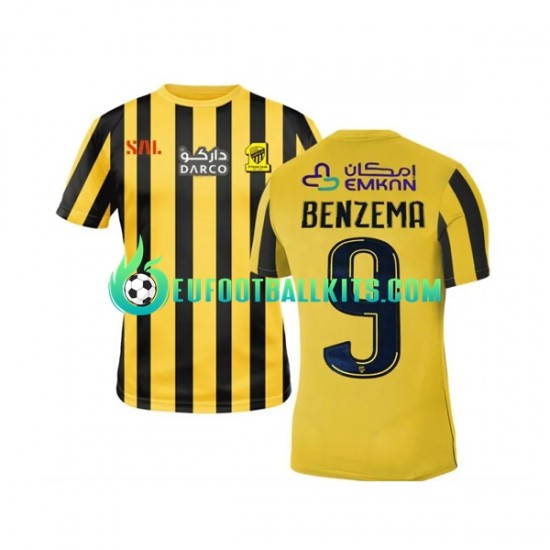 Al-Ittihad Benzema 9 Home Football Shirts 2022-2023 Men LS