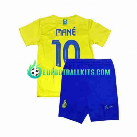 Al-Nassr Mane 10 Home Football Shirts 2023-2024 Kids LS