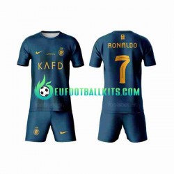 Al-Nassr Ronaldo 7 Away Football Shirts 2023-2024 Kids LS