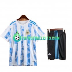 Argentina Home Football Shirts 2021 Kids LS