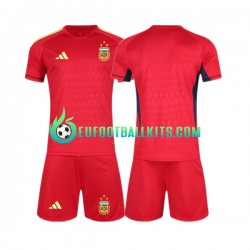 Argentina Goalkeeper Away Football Shirts World Cup 2022 Kids LS