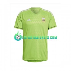 Argentina Goalkeeper Home Football Shirts World Cup 2022 Men LS