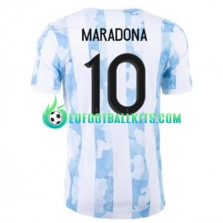 Argentina Maradona 10 Home Football Shirts 2021 Men LS
