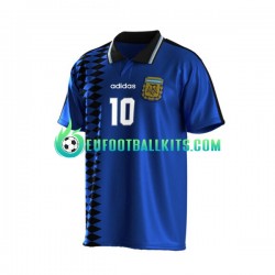 Argentina Maradona 10 Retro Away Football Shirts 1994 Men LS