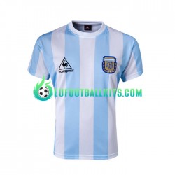 Argentina Retro Home Football Shirts 1986 Men LS