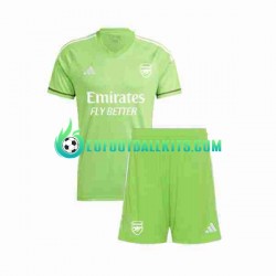 Arsenal Goalkeeper Third Football Shirts 2023-2024 Kids LS
