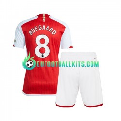 Arsenal Martin Odegaard 8 Home Football Shirts 2023-2024 Kids LS