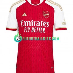 Arsenal Martin Odegaard 8 Home Football Shirts 2023-2024 Kids LS