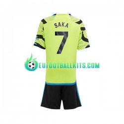 Arsenal Saka 7 Away Football Shirts 2023-2024 Kids LS