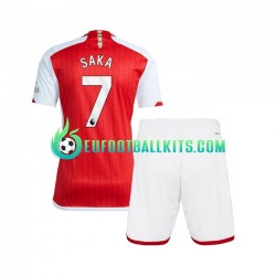 Arsenal Saka 7 Home Football Shirts 2023-2024 Kids LS