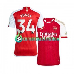 Arsenal Xhaka 34 Home Football Shirts 2023-2024 Men LS