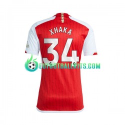 Arsenal Xhaka 34 Home Football Shirts 2023-2024 Men LS