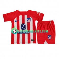 Atletico Madrid Home Football Shirts 2023-2024 Kids LS