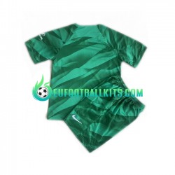 Atletico Madrid Goalkeeper Away Football Shirts 2023-2024 Kids LS