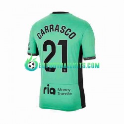 Atletico Madrid Yannick Carrasco 21 Third Football Shirts 2023-2024 Men LS