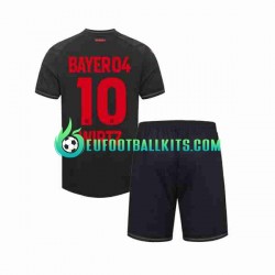 Bayer 04 Leverkusen Florian Wirtz 10 Home Football Shirts 2023-2024 Kids LS