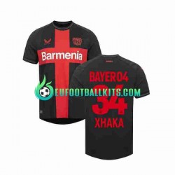 Bayer 04 Leverkusen Granit Xhaka 34 Home Football Shirts 2023-2024 Men LS