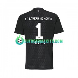 Bayern Munich Goalkeeper Manuel Neuer 1 Home Football Shirts 2023-2024 Men LS